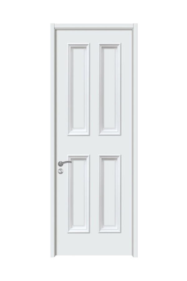 GM-03 White MDF Interior Moulded Door for Apartment