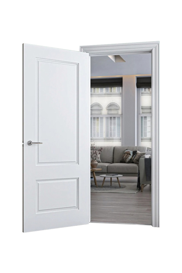 GM-01 Modern 2 Panel Interior Molded Bedroom Door