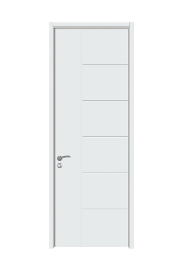 GH-05 Minimalist White Primed Bedroom Hollow Core Door