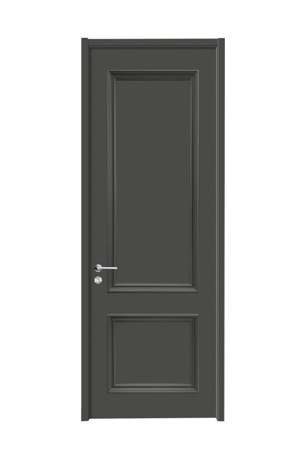 GP-010 Gray Matte Modern Wooden Bedroom Door