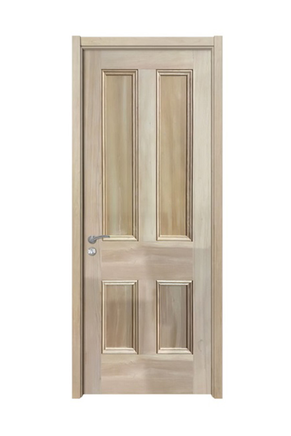 GV-05  4-Panel Solid Wood Veneered Interior Door