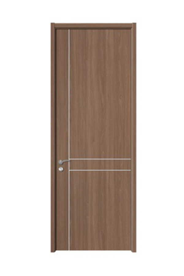 GY-W048 Interior Waterproof Natural MDF PVC Door for Houses