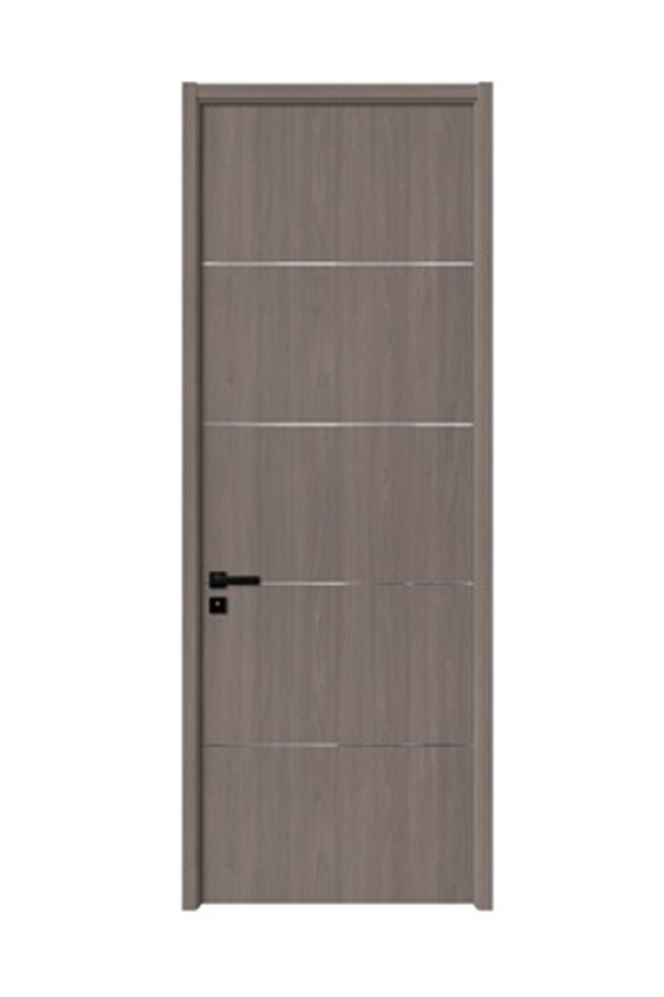 GY-W025 Fashion PVC MDF Single Swing Door for Bedroom