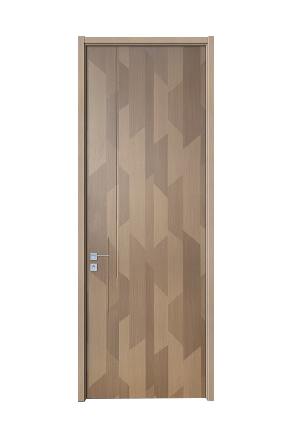 GY-P081 Soundproof Room MDF Interior Wood PVC Door