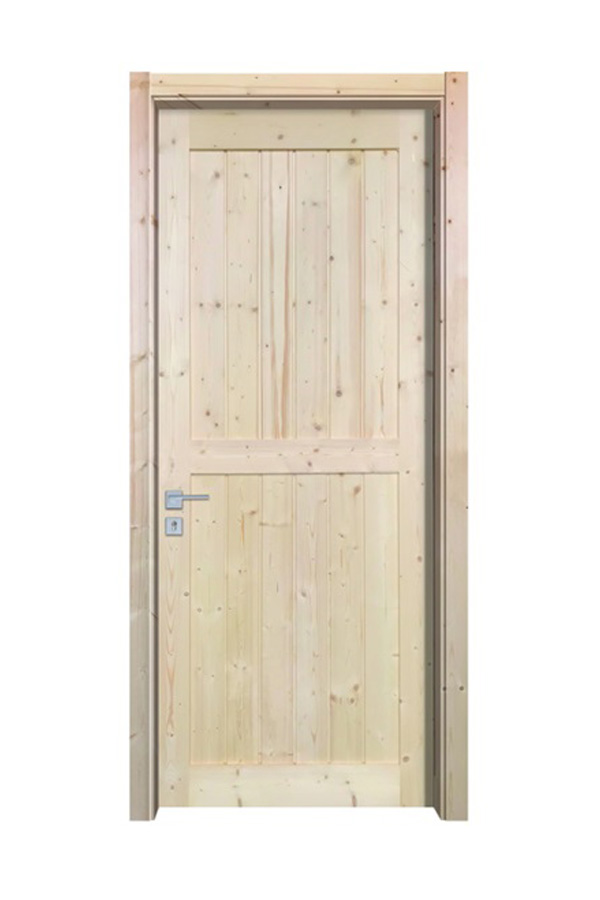 GY-PW08 Antique Design Solid Pine Wood Sliding Barn Door