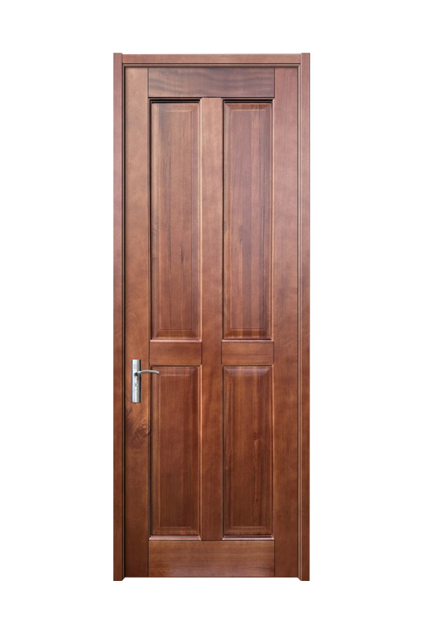 GPS-04 Simple Design Walnut Solid Wood Inteior Door